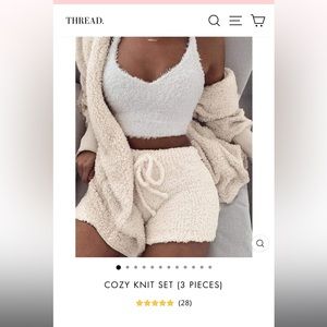 Thread three piece set